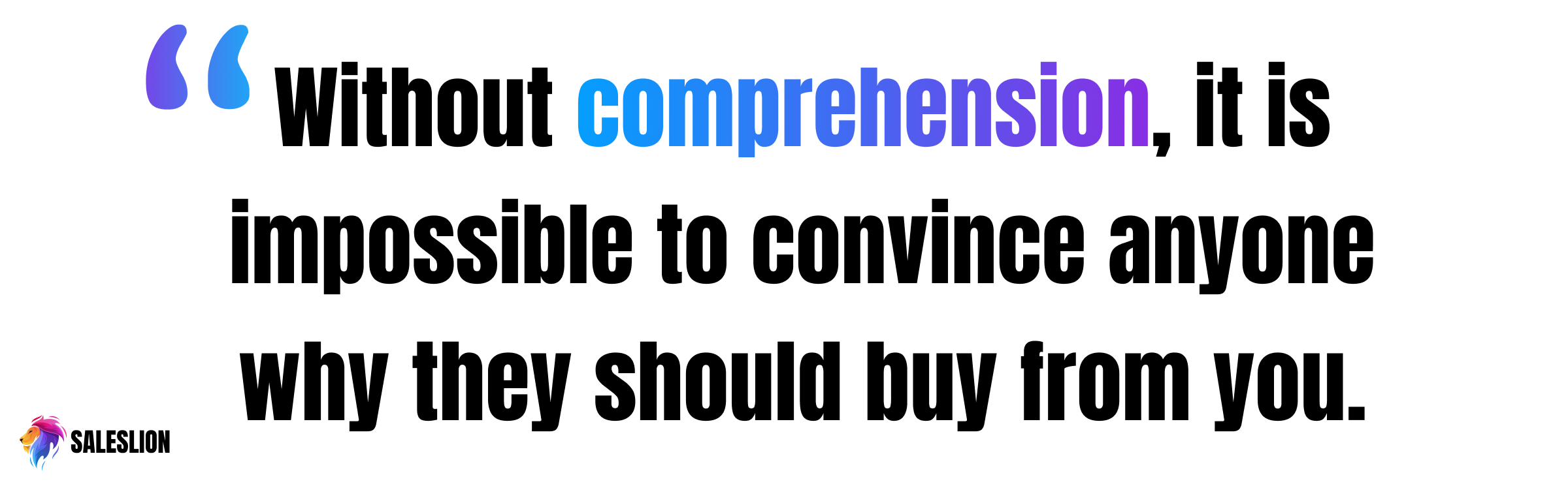 comprehensive sales process