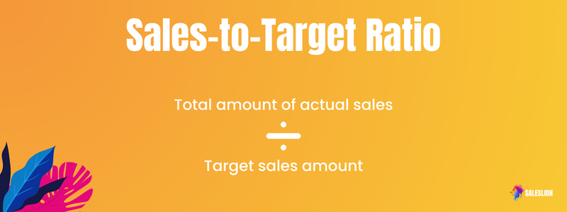 sales to target ratio