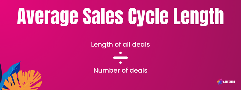 average sales cycle length